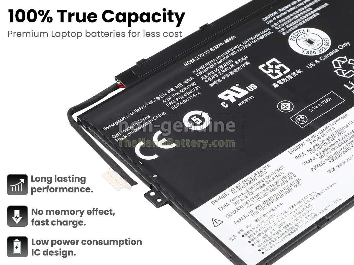 แบตเตอรี่สำหรับ Lenovo ThinkPad 10-20C3