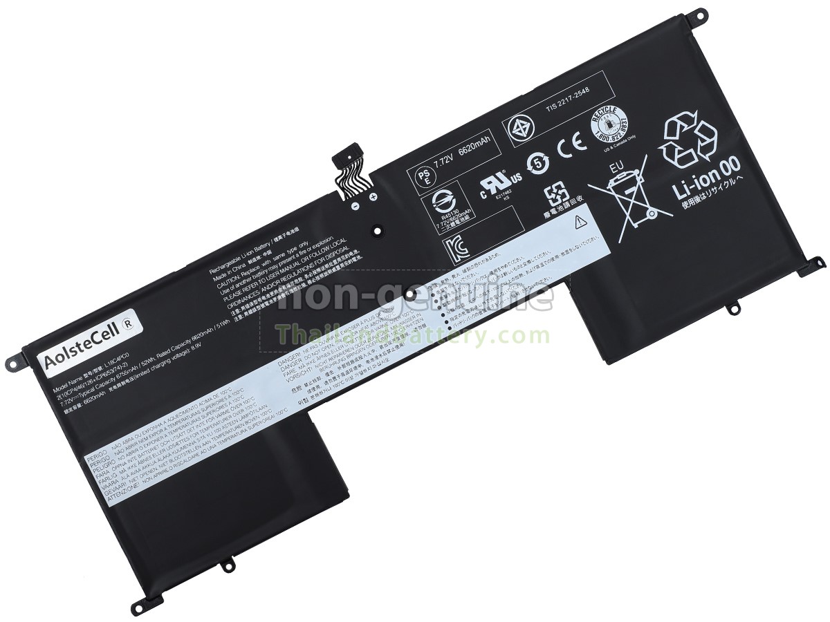 แบตเตอรี่สำหรับ Lenovo YOGA S940-14IWL-81Q7003FMZ