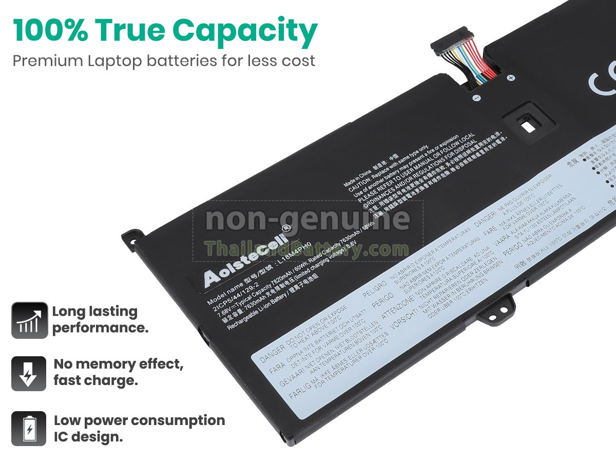 แบตเตอรี่สำหรับ Lenovo YOGA C940-14IIL-81Q900C2DS