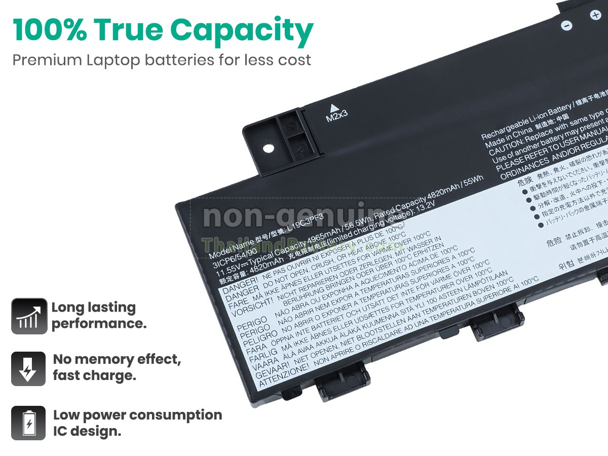 แบตเตอรี่สำหรับ Lenovo IdeaPad 5 14ARE05-81YM006LIX