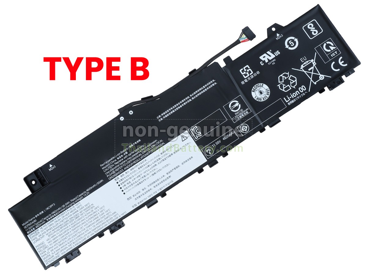 แบตเตอรี่สำหรับ Lenovo IdeaPad 5 14ARE05-81YM006LIX