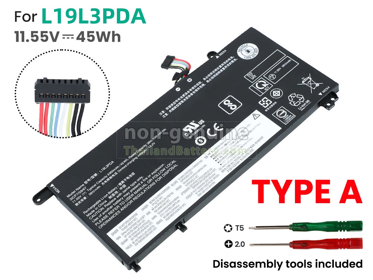 แบตเตอรี่สำหรับ Lenovo THINKBOOK 15 G2 ITL-20VE00K5PE