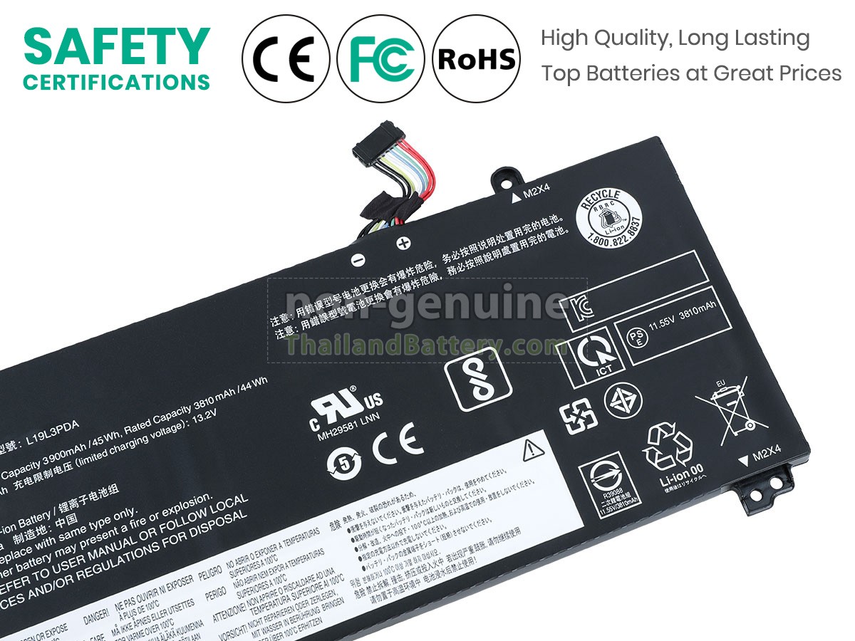 แบตเตอรี่สำหรับ Lenovo THINKBOOK 15 G2 ITL-20VE00K5PE