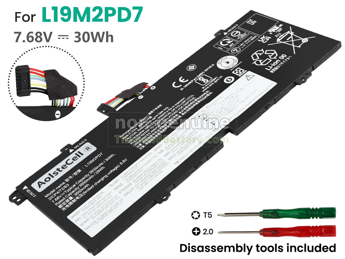แบตเตอรี่สำหรับ Lenovo IdeaPad DUET 3 10IGL5-82AT00FVAX
