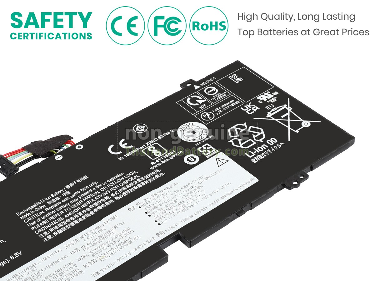 แบตเตอรี่สำหรับ Lenovo IdeaPad DUET 3 10IGL5-82AT00FVAX