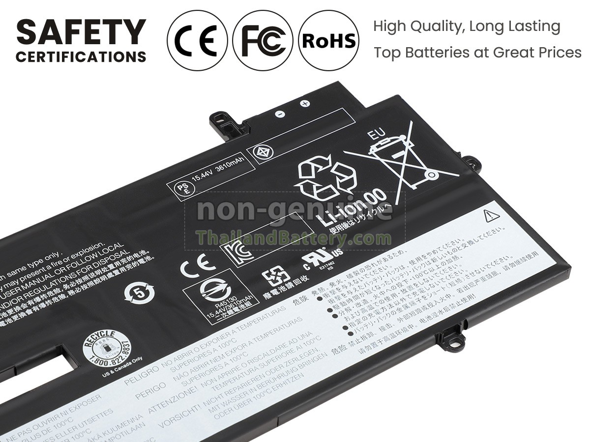 แบตเตอรี่สำหรับ Lenovo ThinkPad X1 YOGA GEN 7-21CD005DMX