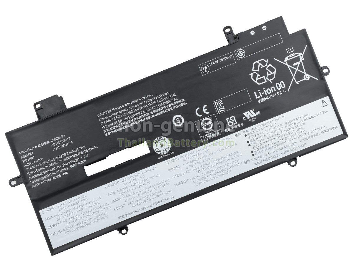 แบตเตอรี่สำหรับ Lenovo ThinkPad X1 YOGA GEN 7-21CD005DMX