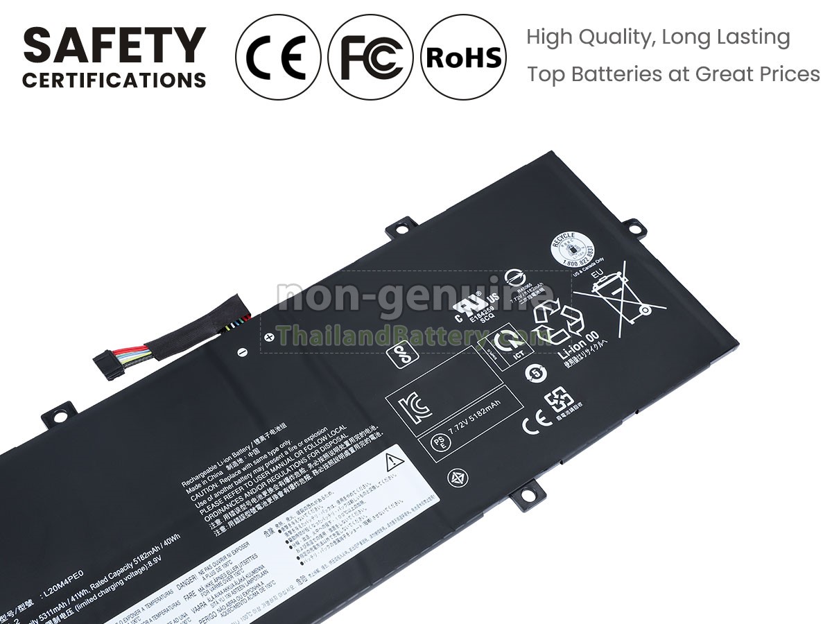 แบตเตอรี่สำหรับ Lenovo YOGA DUET 7-13ITL6-LTE-82Q7000EGE