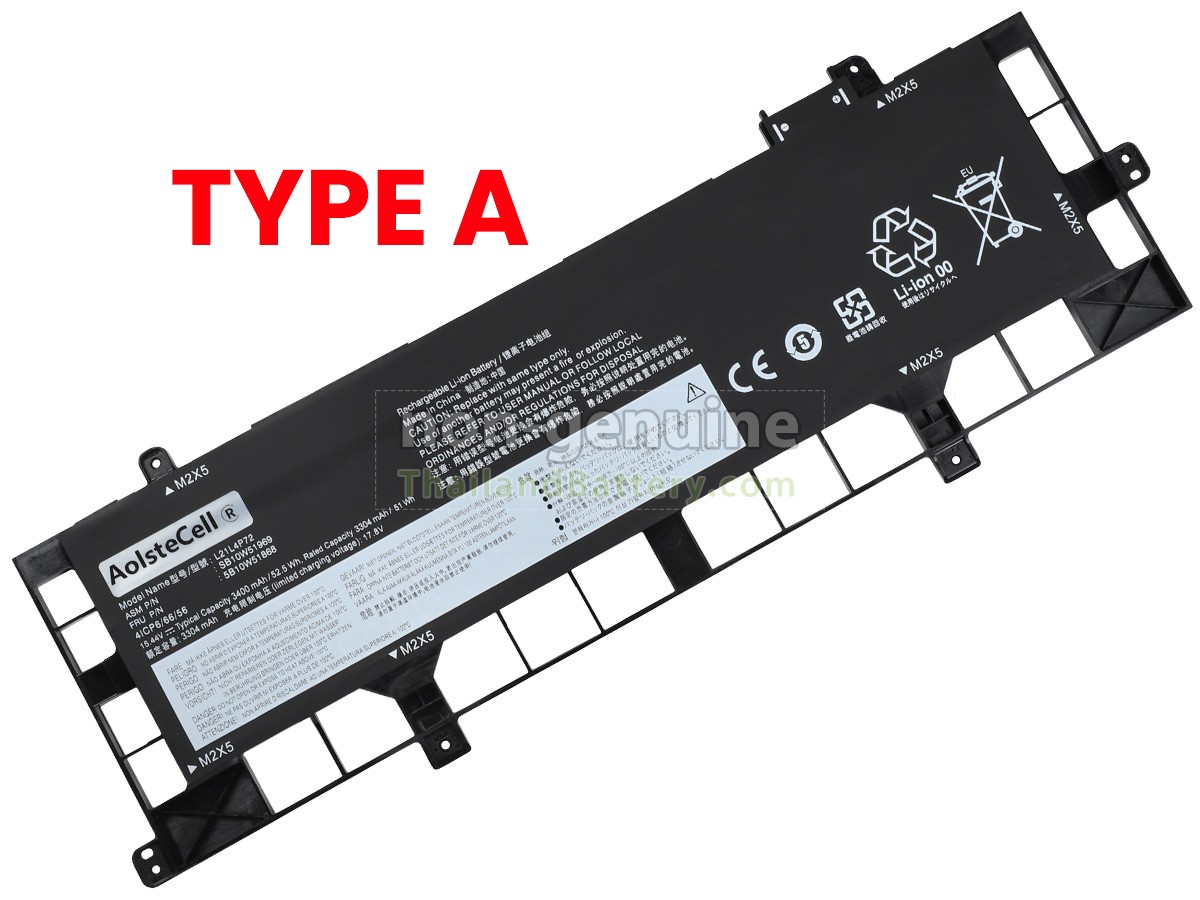 แบตเตอรี่สำหรับ Lenovo ThinkPad P16S GEN 1-21BT0001CK