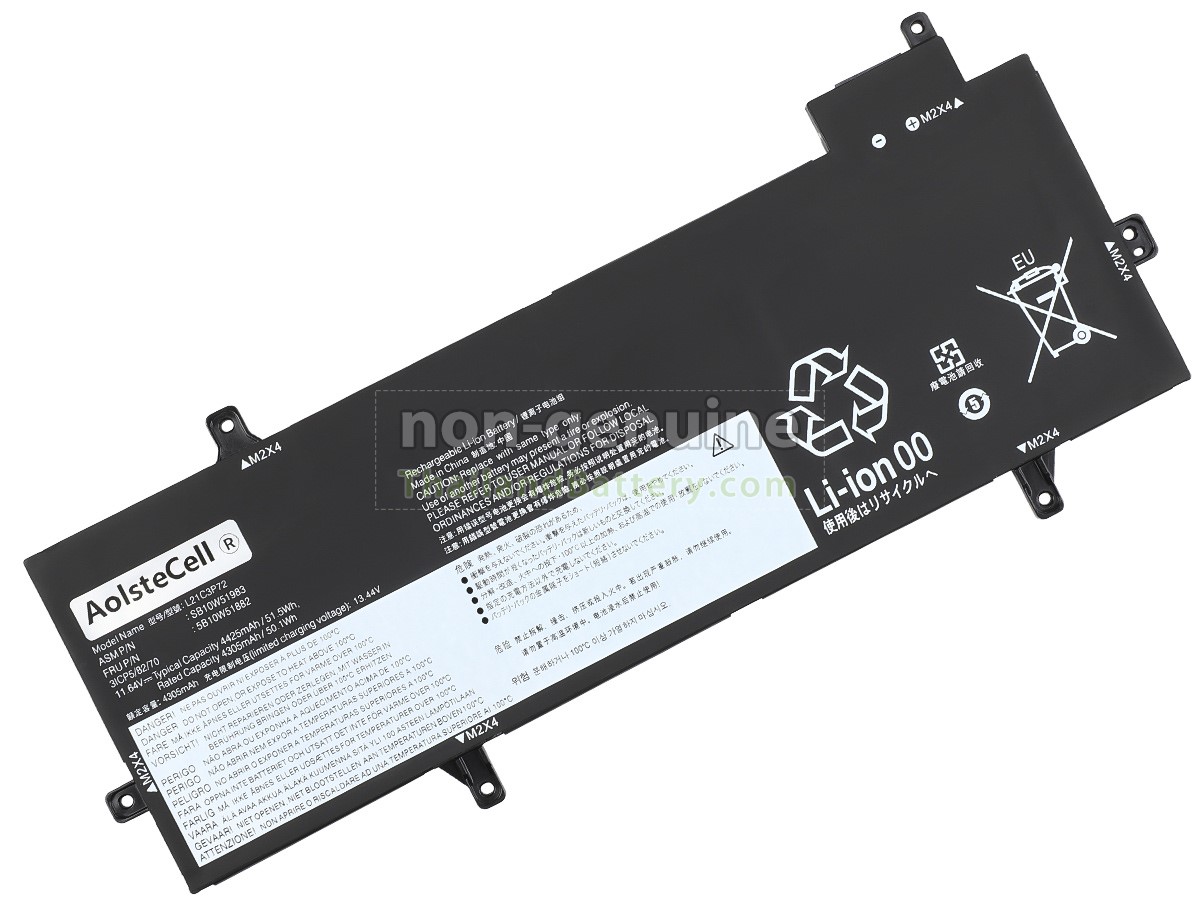 แบตเตอรี่สำหรับ Lenovo ThinkPad Z13 GEN 2-21JV000QML