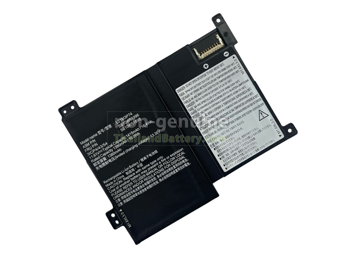 แบตเตอรี่สำหรับ Lenovo L21M3P74(3ICP4/43/54)