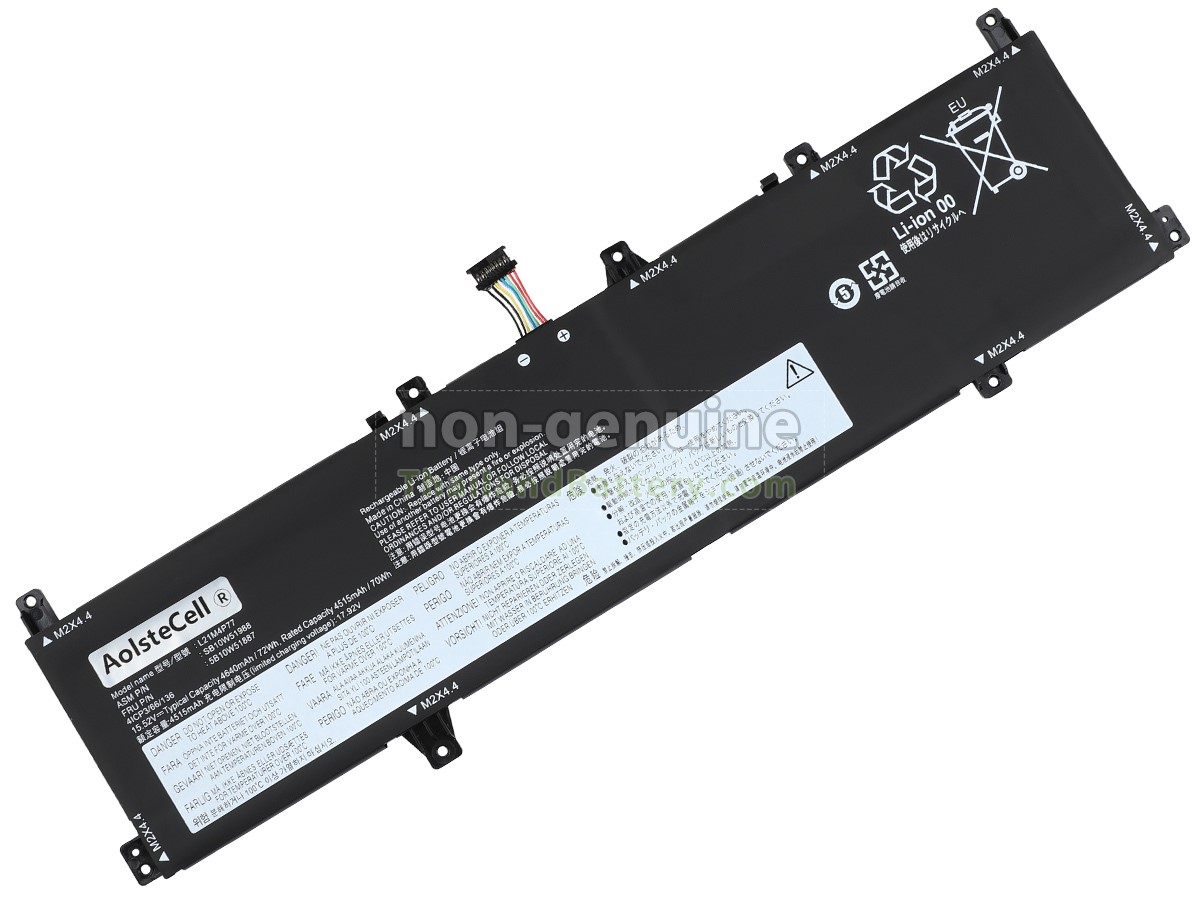แบตเตอรี่สำหรับ Lenovo ThinkPad Z16 GEN 2-21JX001CML