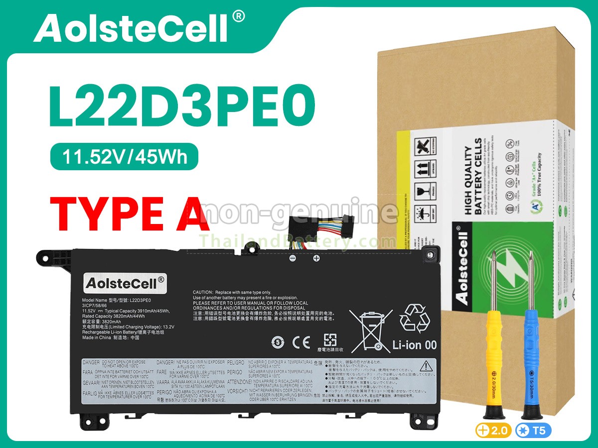 แบตเตอรี่สำหรับ Lenovo THINKBOOK 16 G7 ARP-21MW0025QN