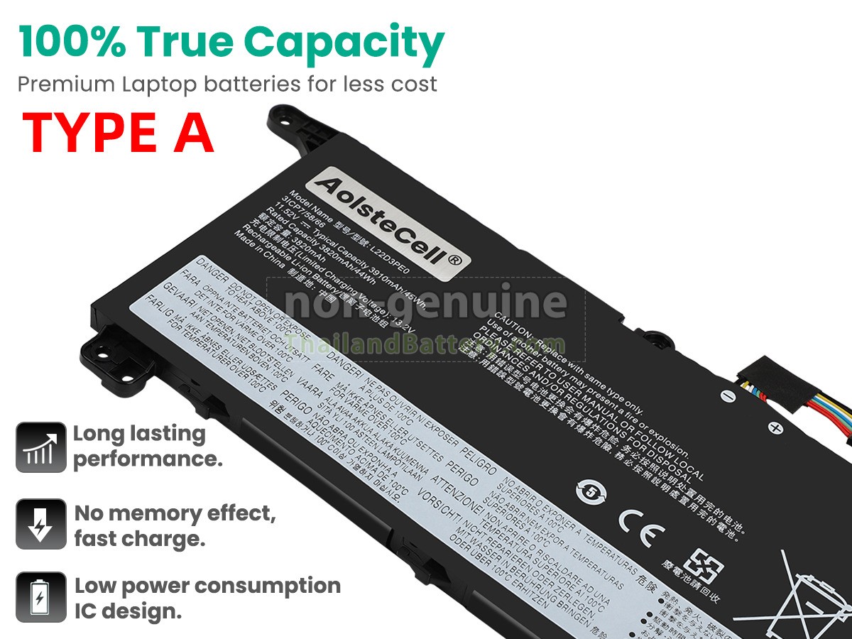 แบตเตอรี่สำหรับ Lenovo THINKBOOK 16 G7 ARP-21MW0025QN