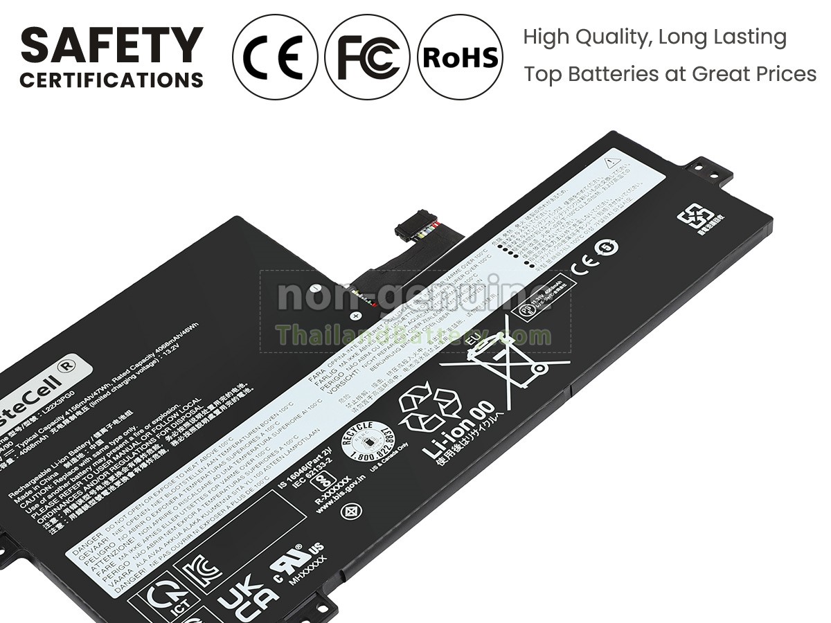 แบตเตอรี่สำหรับ Lenovo IP FLEX 3 CHROME 12IAN8-82XH000RTA