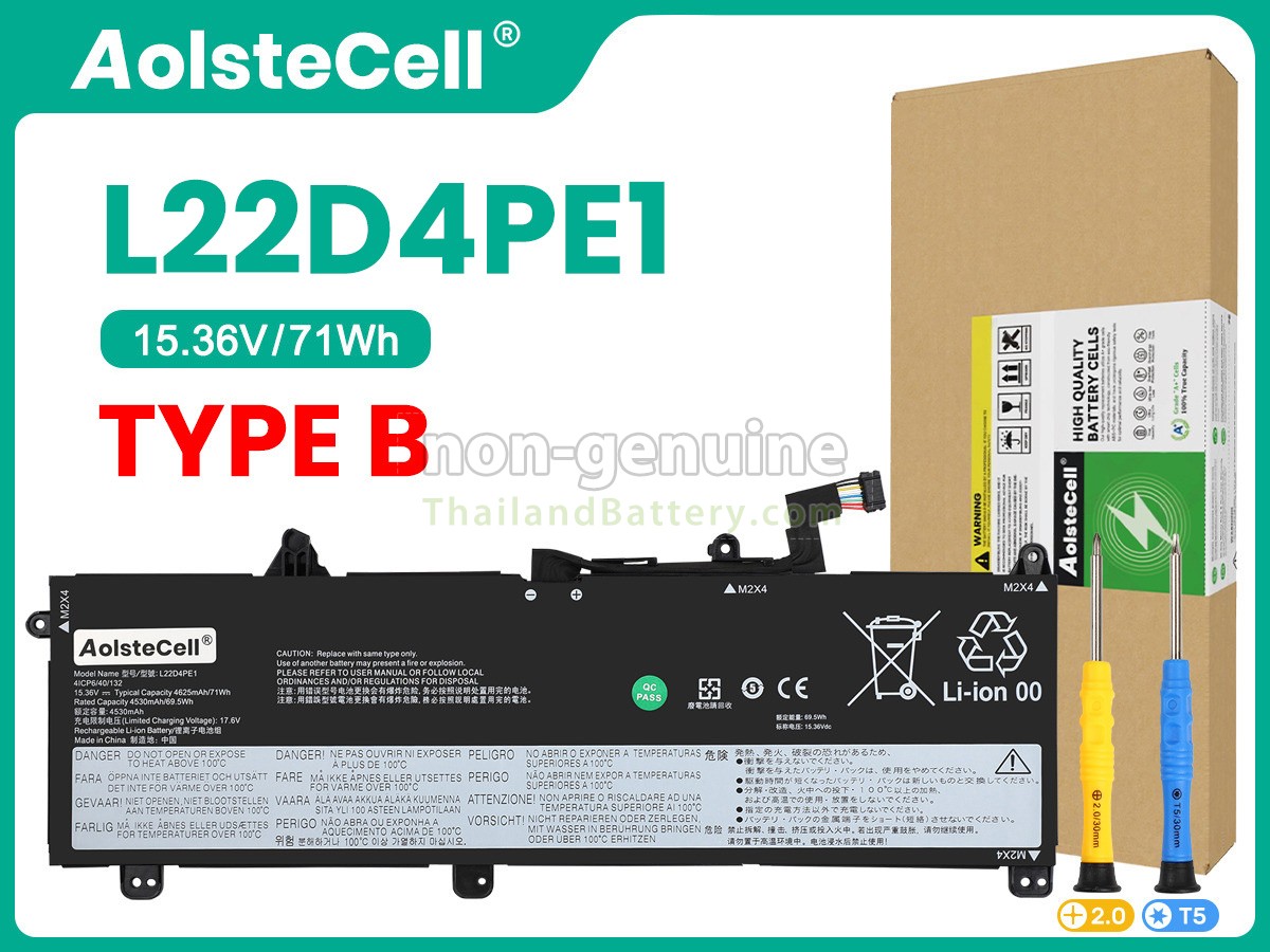แบตเตอรี่สำหรับ Lenovo THINKBOOK 16 G7 ARP-21MW0025QN