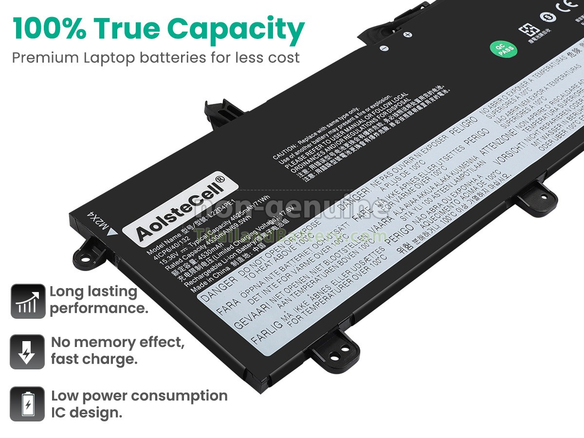แบตเตอรี่สำหรับ Lenovo THINKBOOK 16 G7 ARP-21MW0025QN