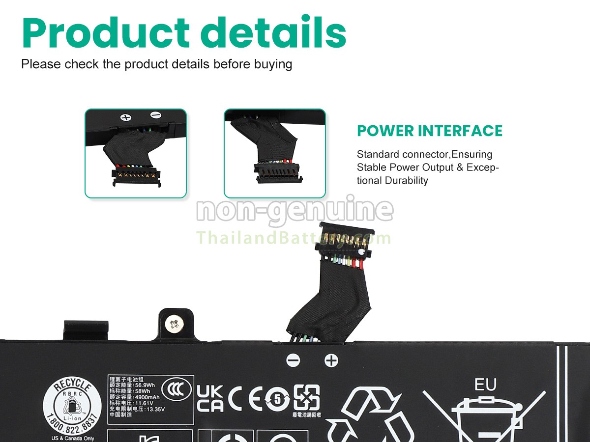 แบตเตอรี่สำหรับ Lenovo L23M3P74