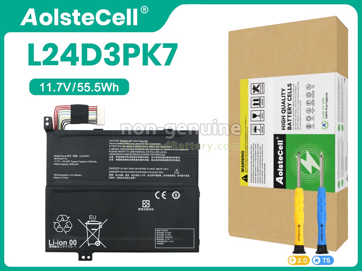 แบตเตอรี่สำหรับ Lenovo L24M3PK7