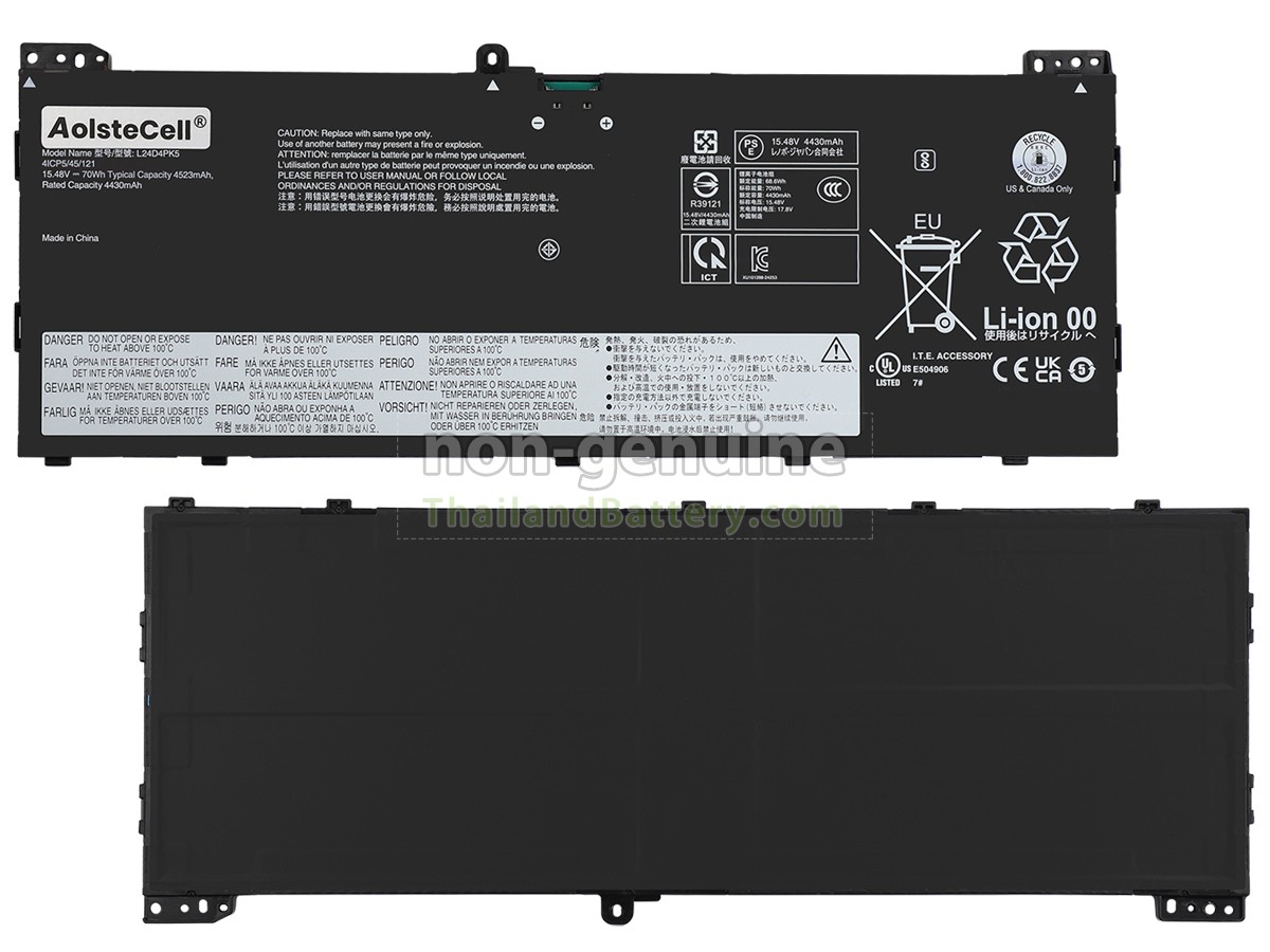 แบตเตอรี่สำหรับ Lenovo L24D4PK5