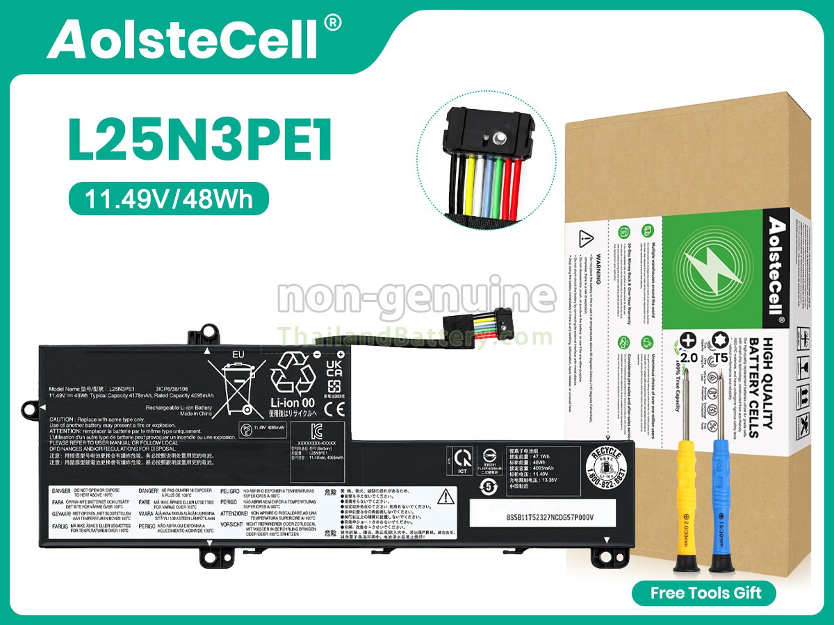 แบตเตอรี่สำหรับ Lenovo THINKBOOK 14 G9 AHP-21V0002EPE