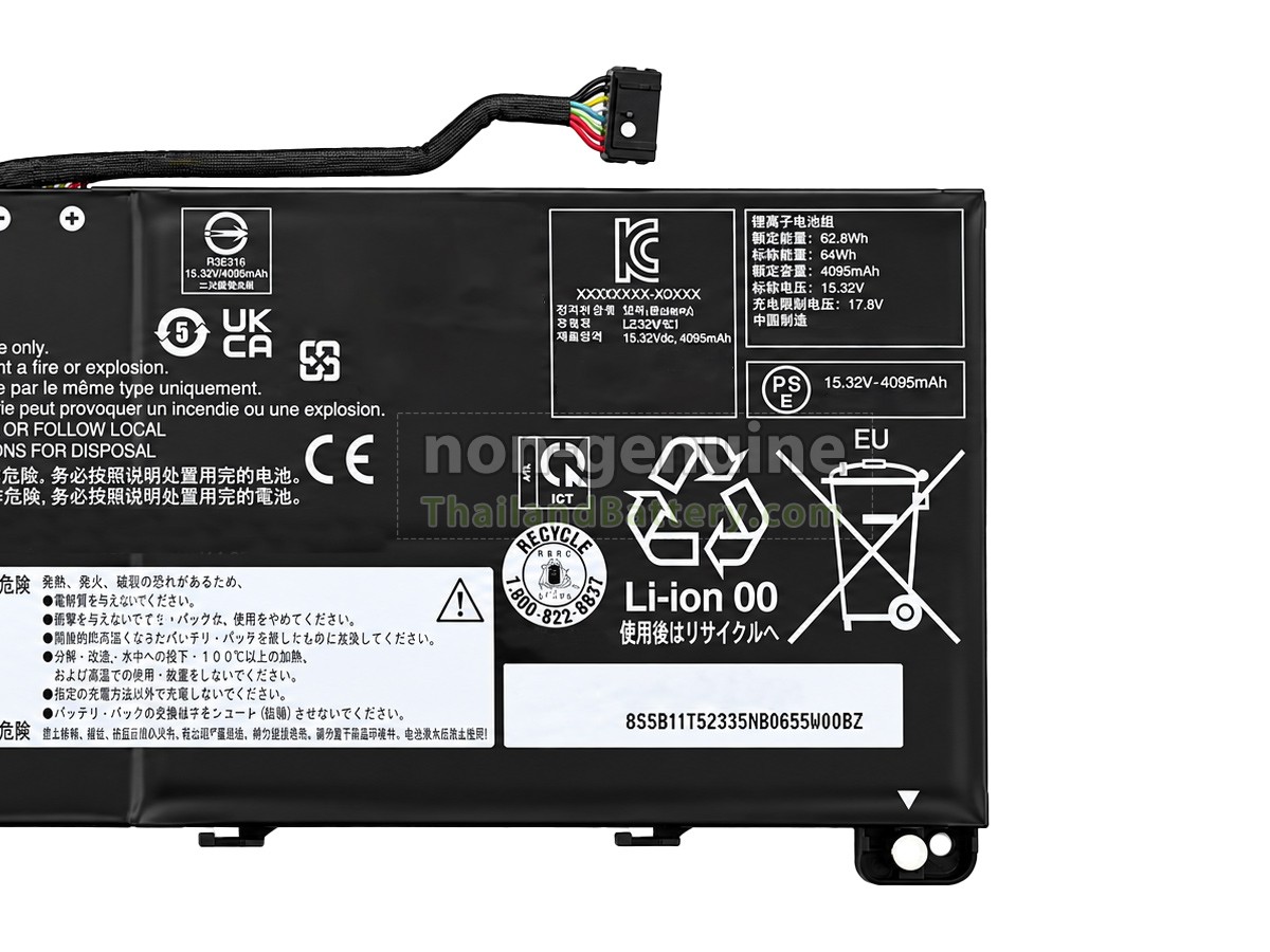 แบตเตอรี่สำหรับ Lenovo THINKBOOK 14 G9 IPL-21UX000AKR