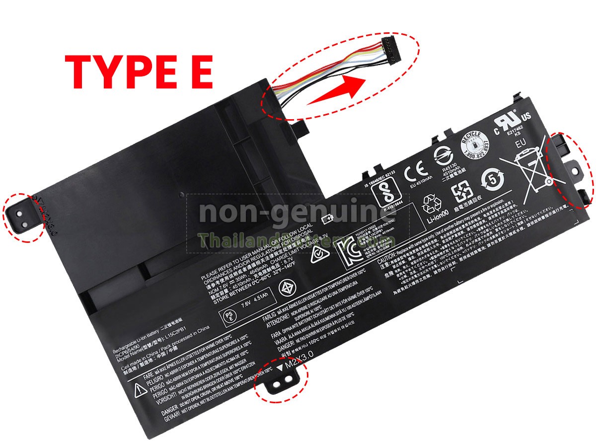 แบตเตอรี่สำหรับ Lenovo IdeaPad 330S-15ARR-81FB001ECK