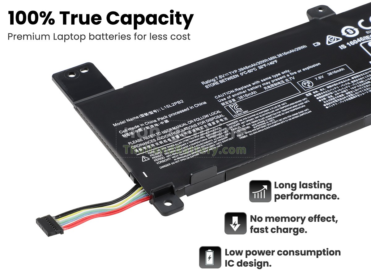 แบตเตอรี่สำหรับ Lenovo IdeaPad 310-14IKB(80TU0037MJ)