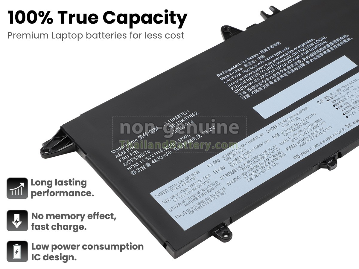 แบตเตอรี่สำหรับ Lenovo ThinkPad T14S GEN 1-20T0006LML