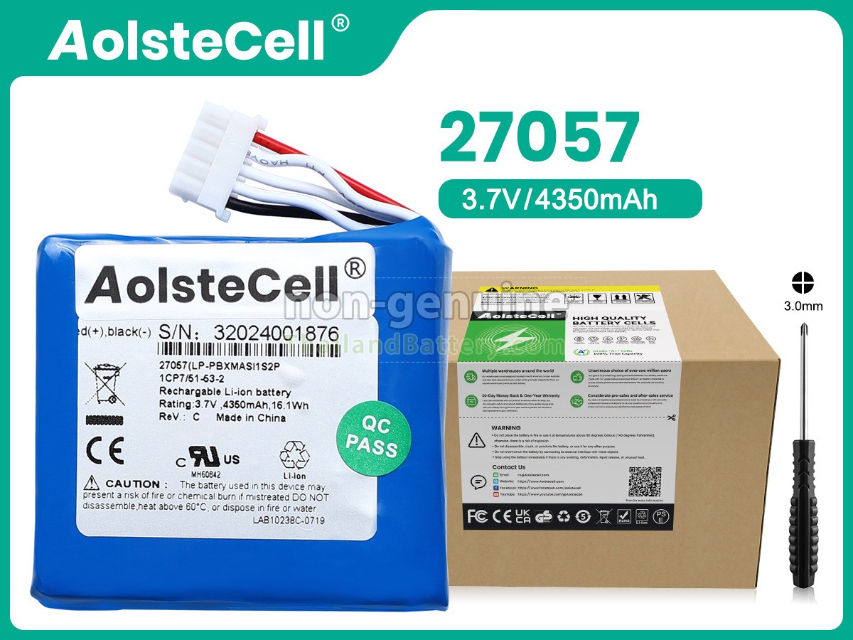 แบตเตอรี่สำหรับ Masimo LP-PBXMASI1S2P