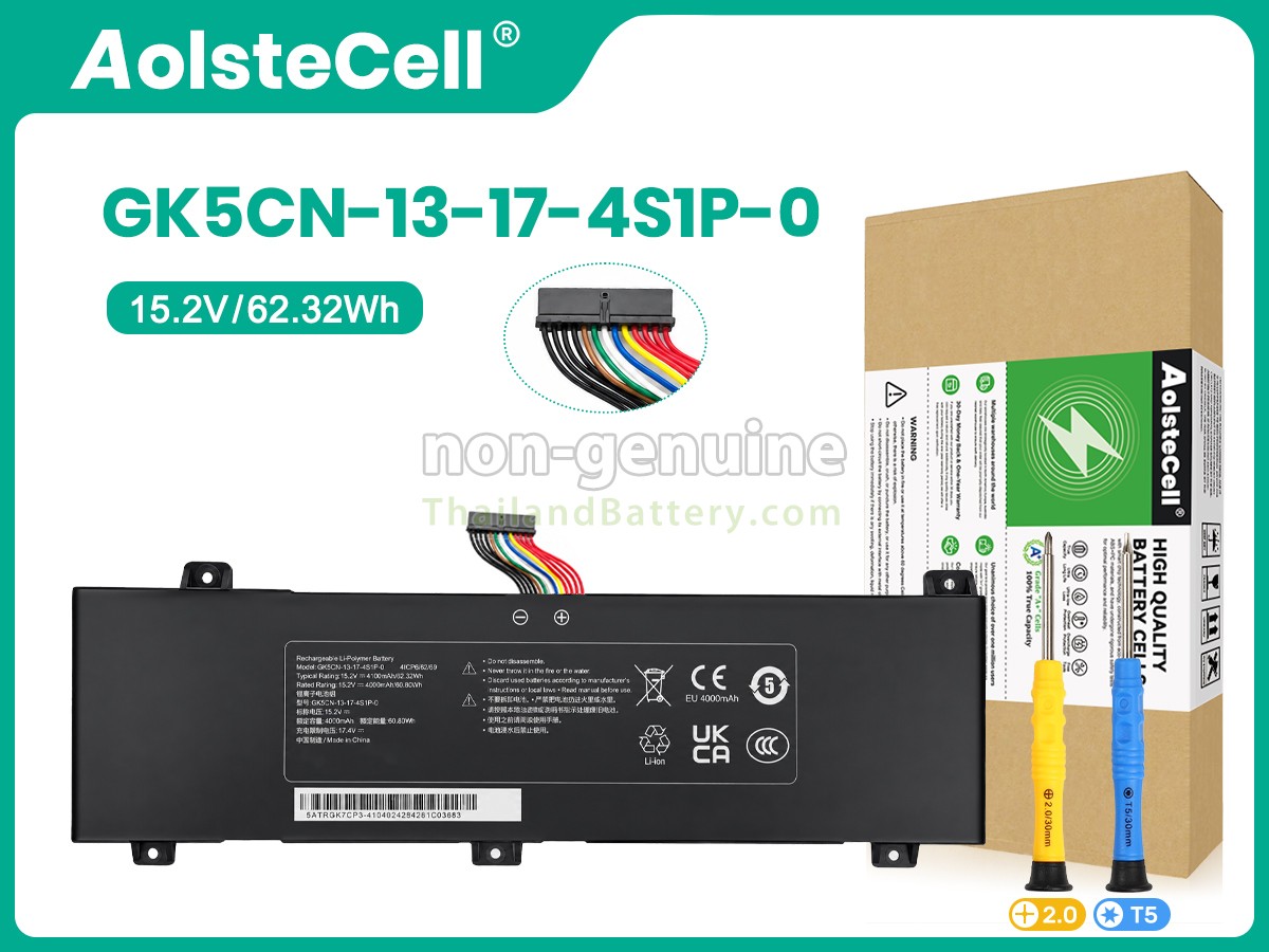 แบตเตอรี่สำหรับ Mechrevo GK5CN-13-17-4S1P-0