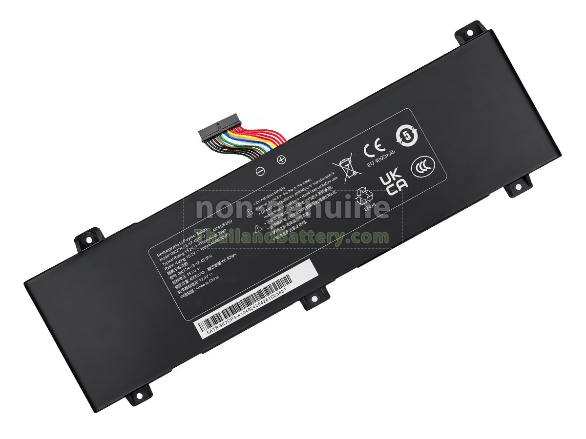 แบตเตอรี่สำหรับ Mechrevo GK5CN-13-17-4S1P-0