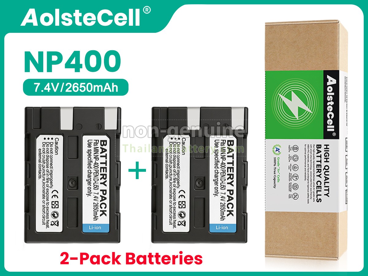 แบตเตอรี่สำหรับ Minolta NP-400