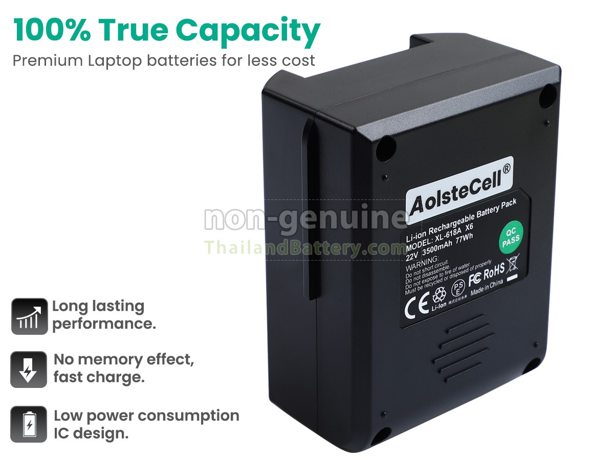 แบตเตอรี่สำหรับ Moosoo XL-618A