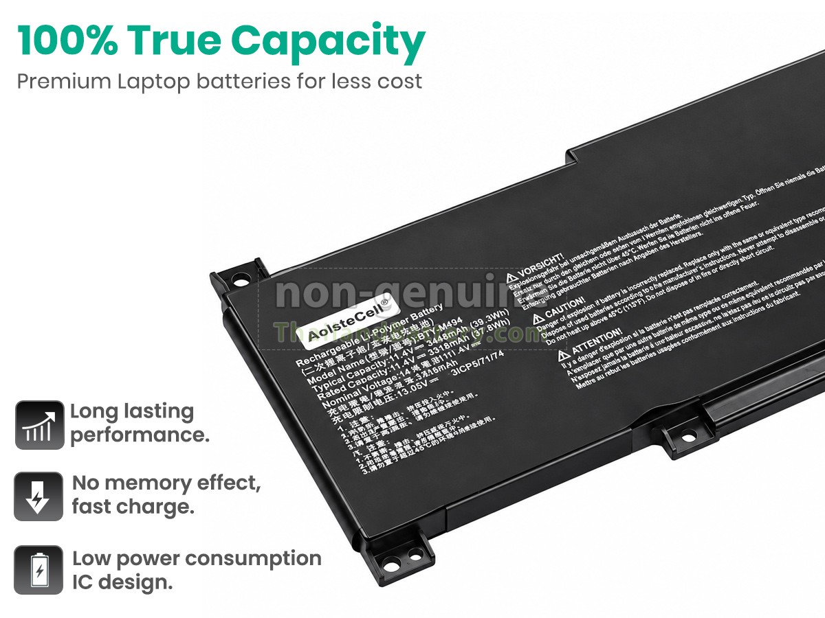 แบตเตอรี่สำหรับ MSI MODERN 14 C11M-035AU