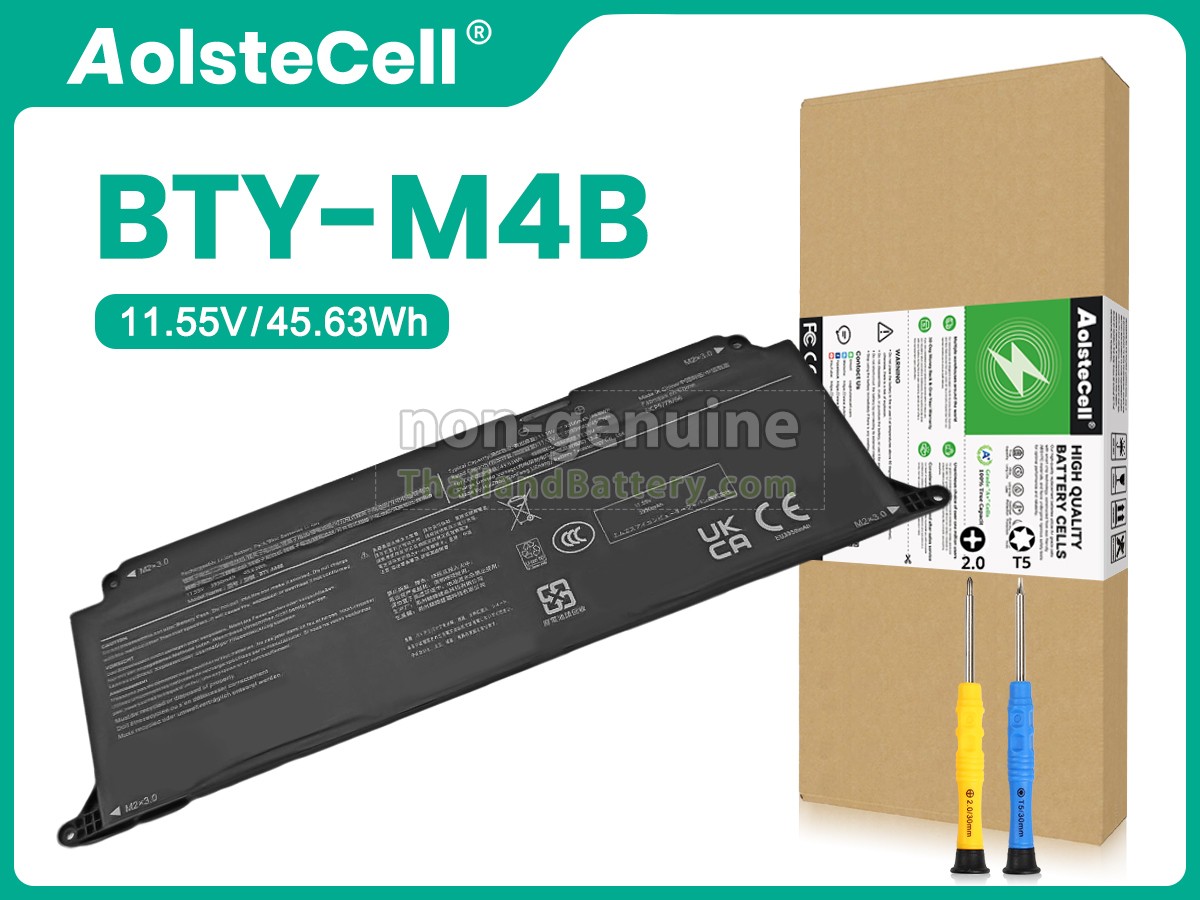 แบตเตอรี่สำหรับ MSI BTY-M4B