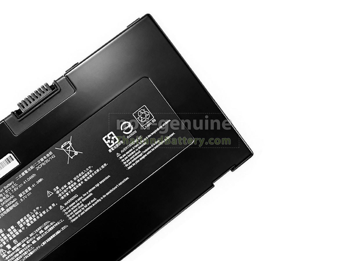 แบตเตอรี่สำหรับ MSI BTY-S1L