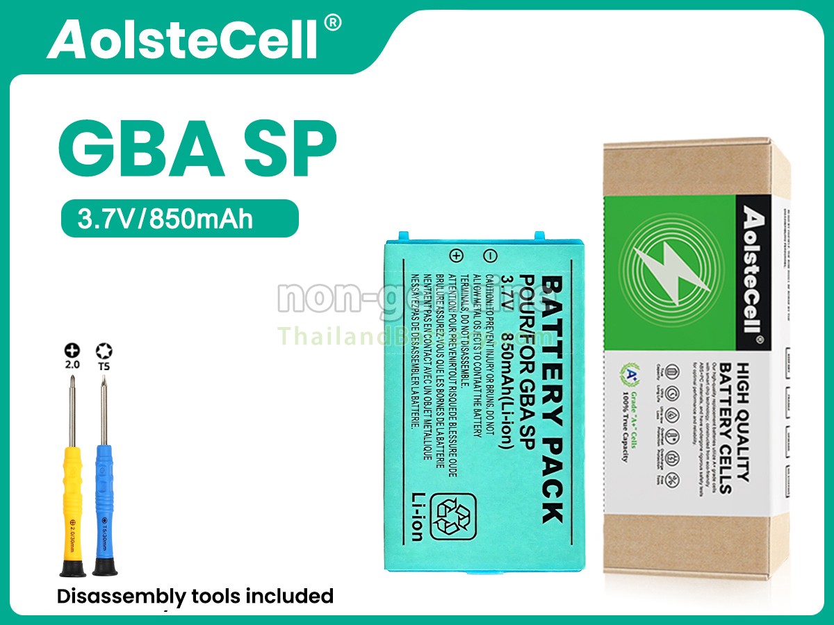 แบตเตอรี่สำหรับ Nintendo GBA-SP