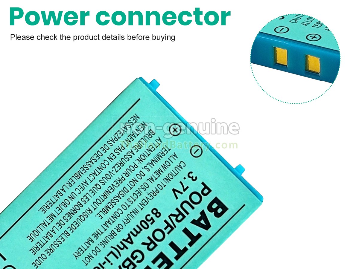 แบตเตอรี่สำหรับ Nintendo GBA-SP