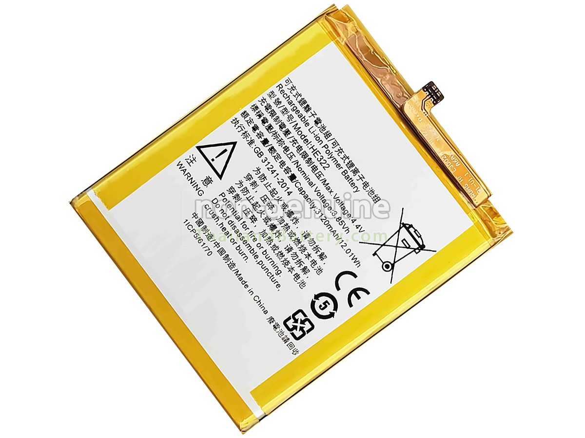 แบตเตอรี่สำหรับ Nokia HE322