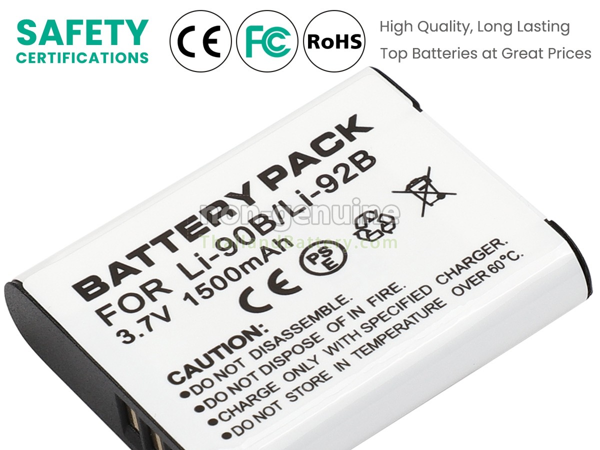 แบตเตอรี่สำหรับ Olympus STYLUS XZ-2 IHS