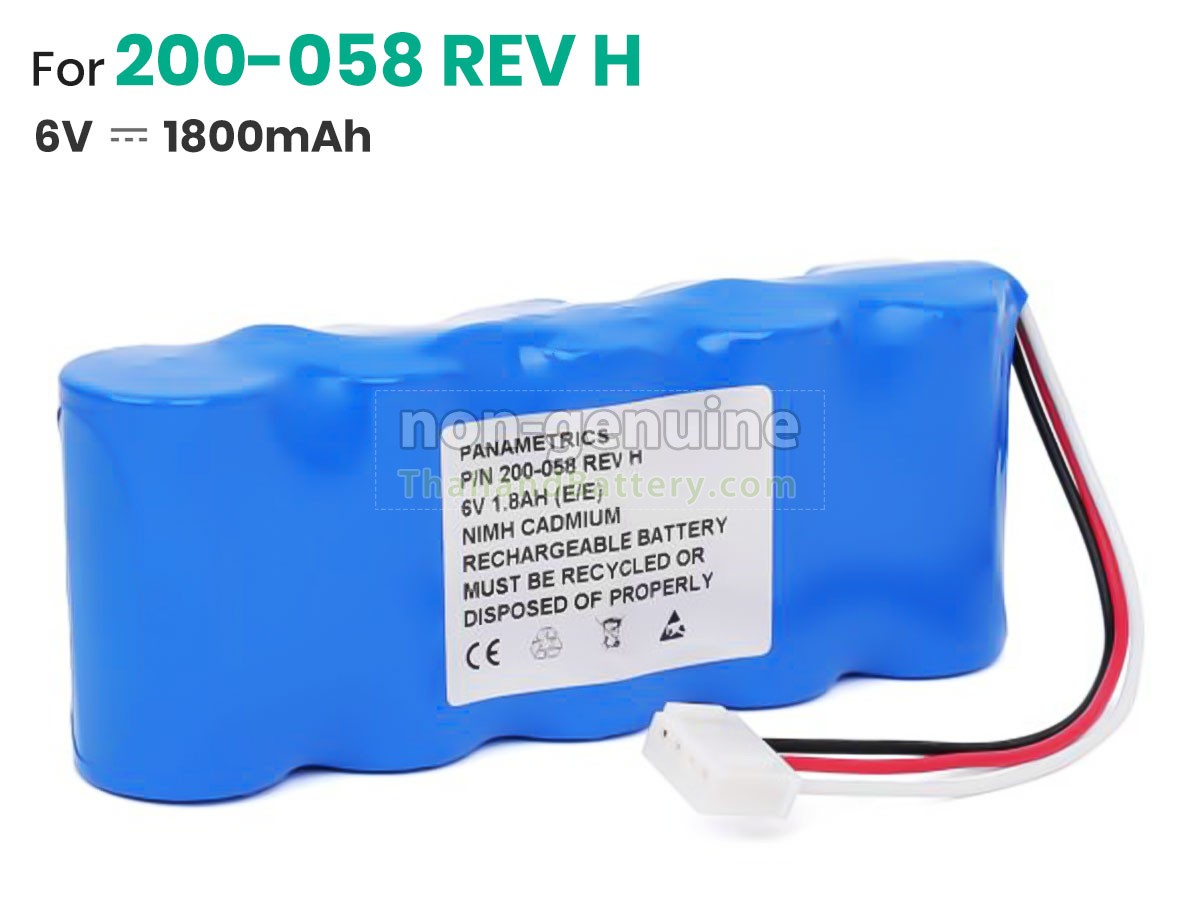 แบตเตอรี่สำหรับ Panametrics KR1800SCE