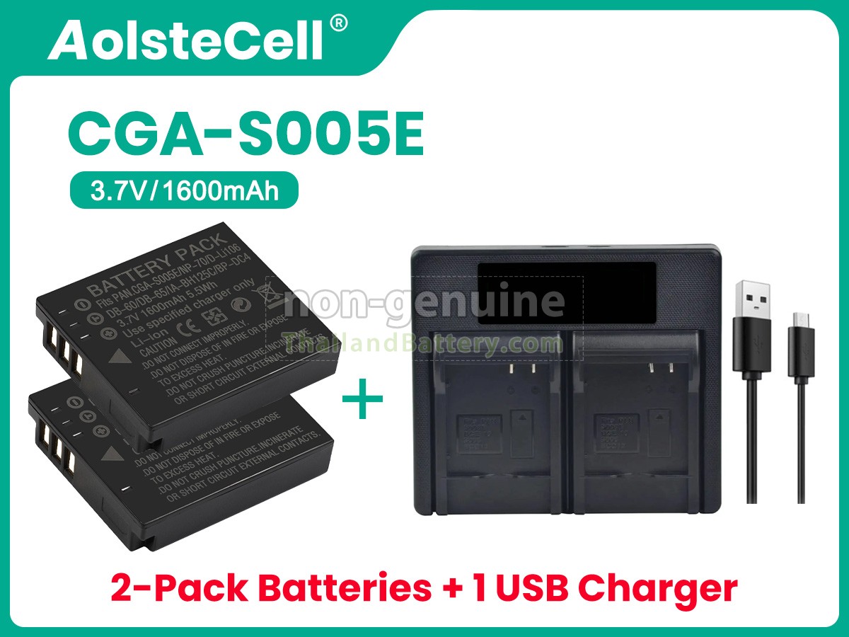 แบตเตอรี่สำหรับ Panasonic DMC-FX01EB-S