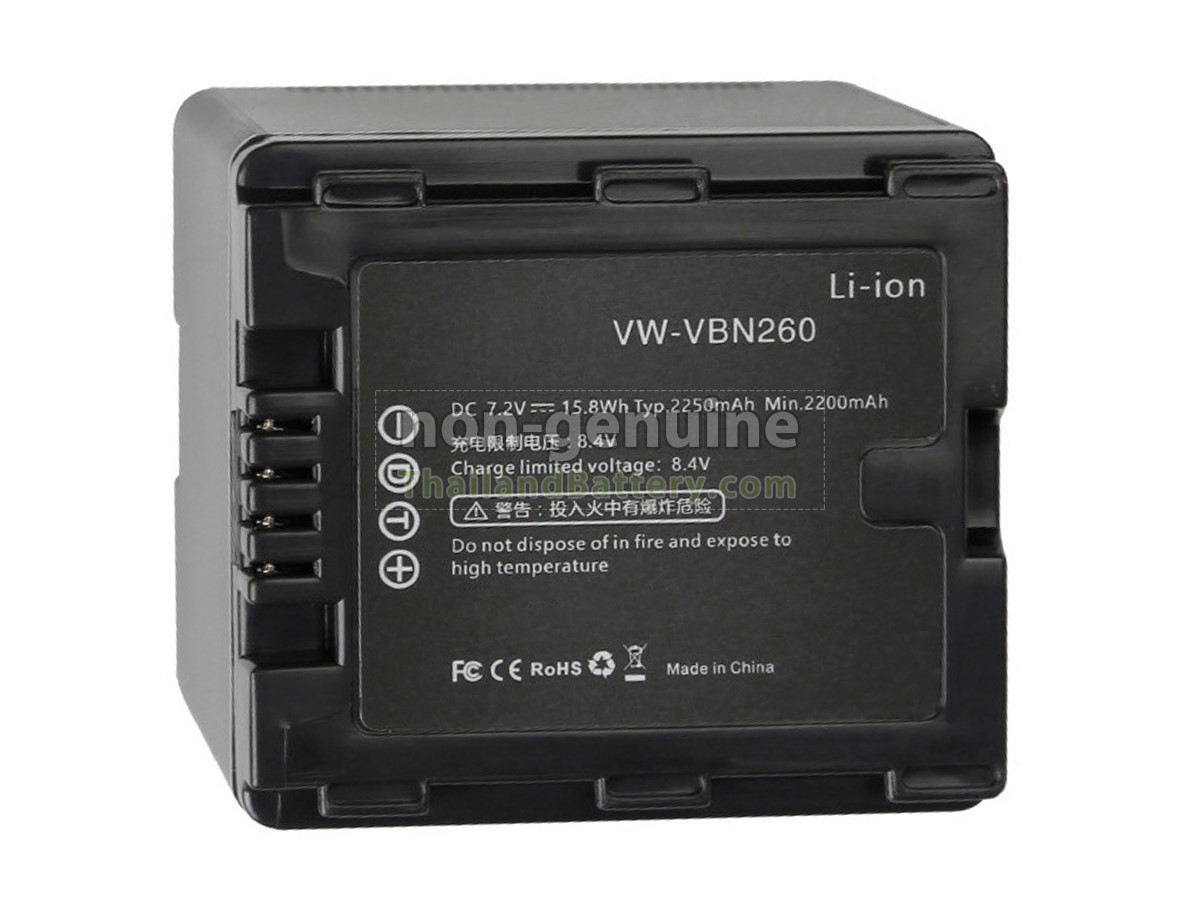 แบตเตอรี่สำหรับ Panasonic VW-VBN130-K