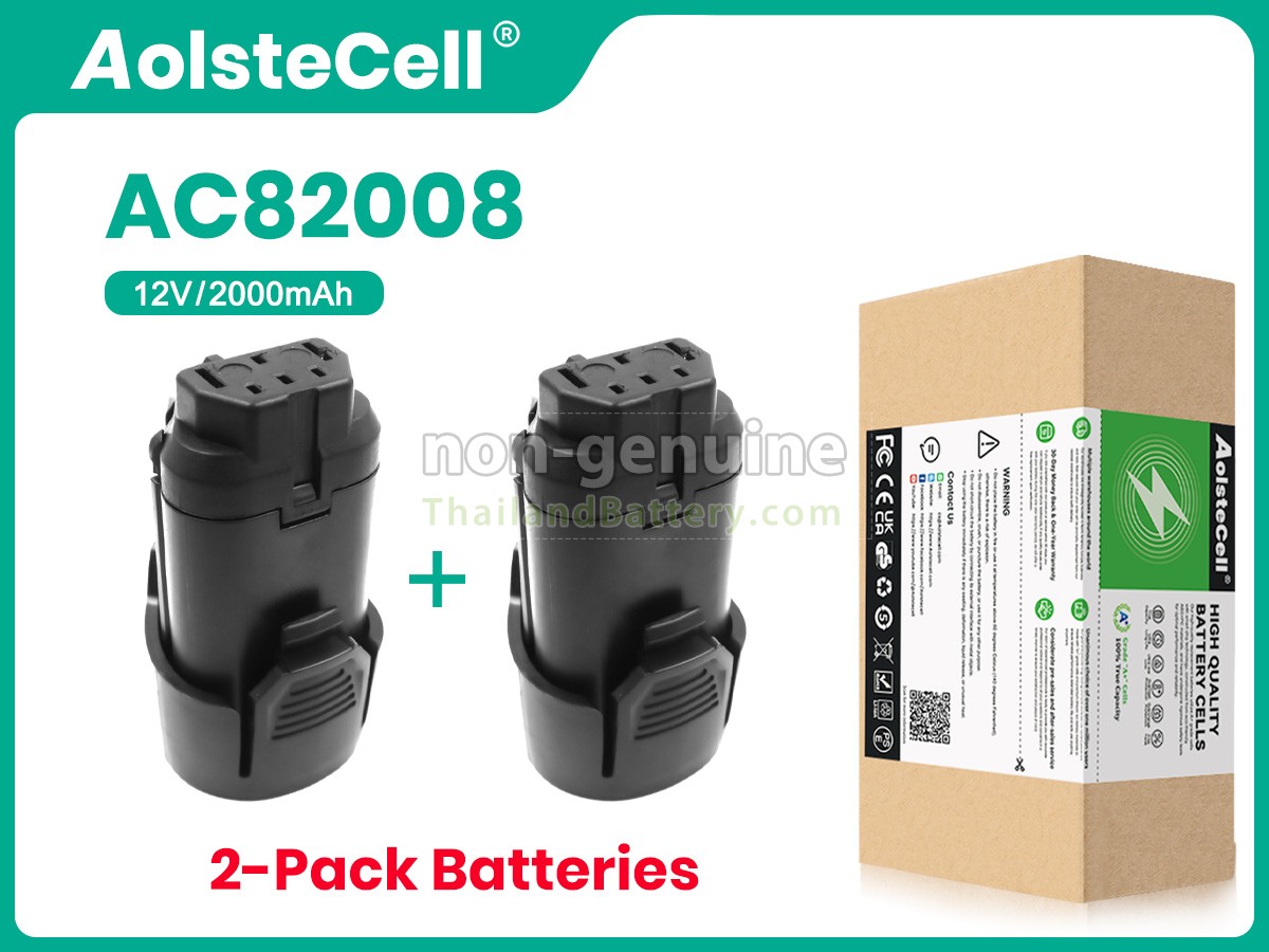 แบตเตอรี่สำหรับ Ridgid 12V AC82008