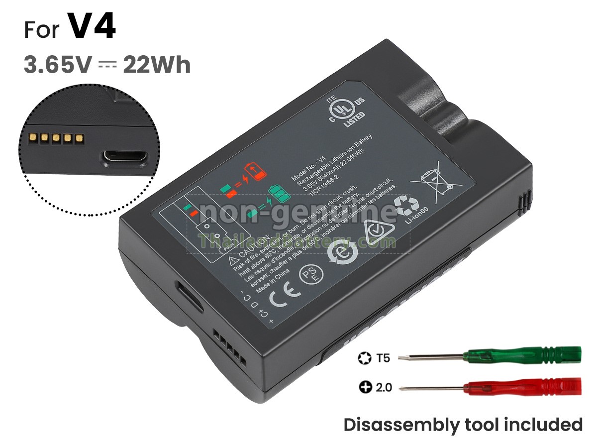 แบตเตอรี่สำหรับ Ring DOORBELL 4 WIRELESS DOORBELL WITH CAMERA