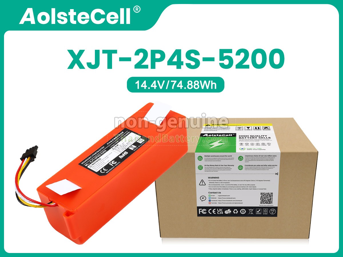 แบตเตอรี่สำหรับ Roborock XJT-2P4S-6500