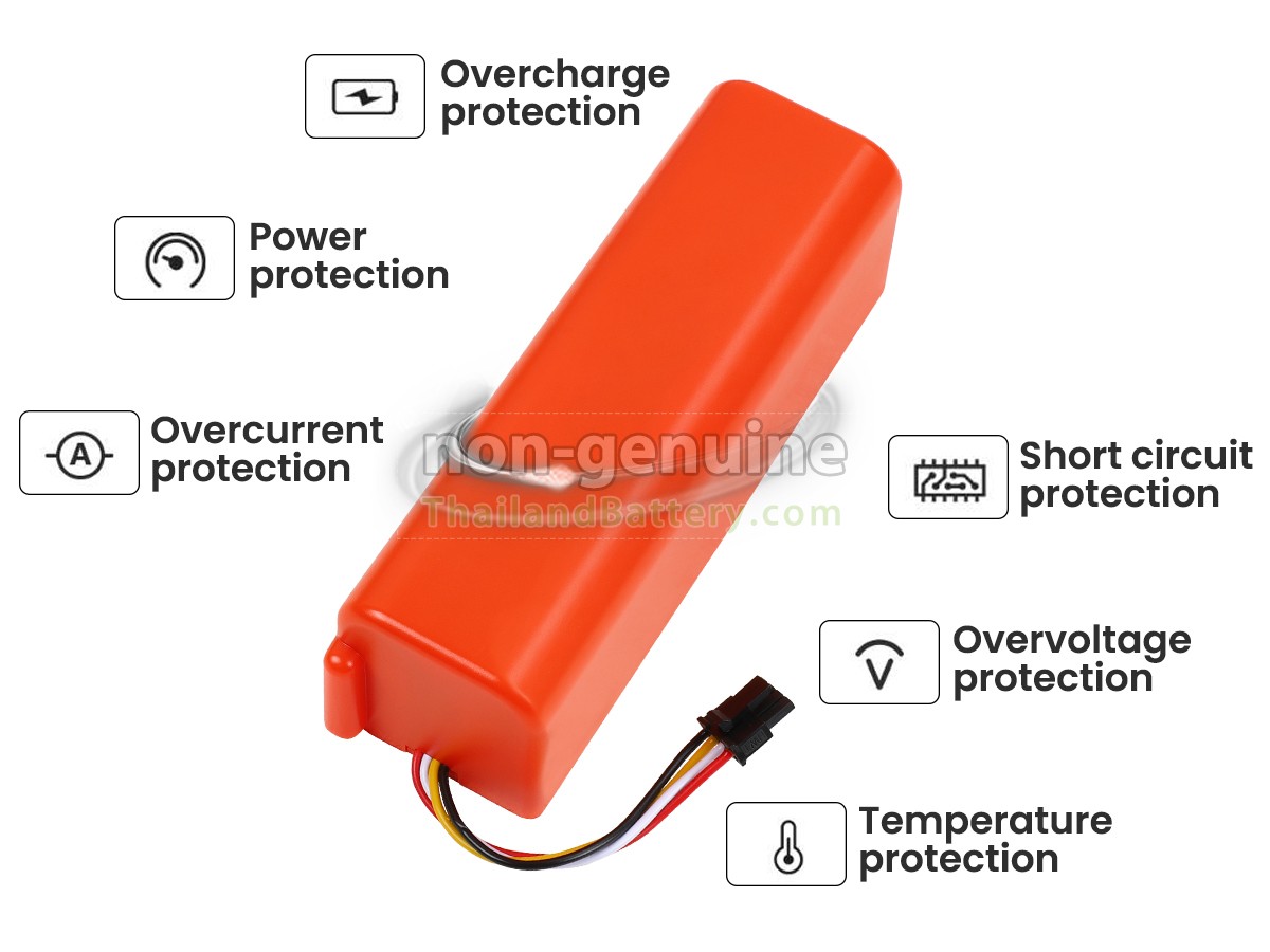 แบตเตอรี่สำหรับ Roborock XJT-2P4S-6500