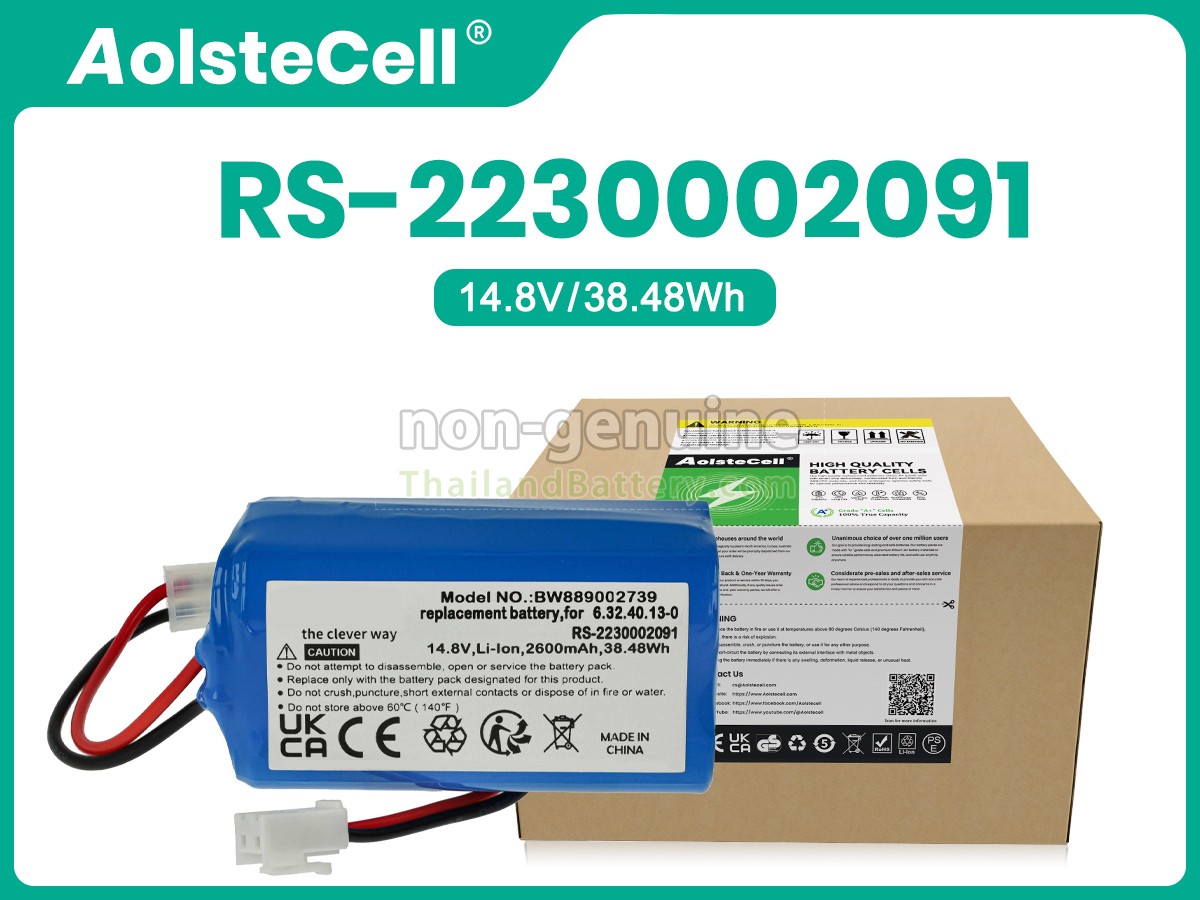 แบตเตอรี่สำหรับ Rowenta RR7747WH/4Q0