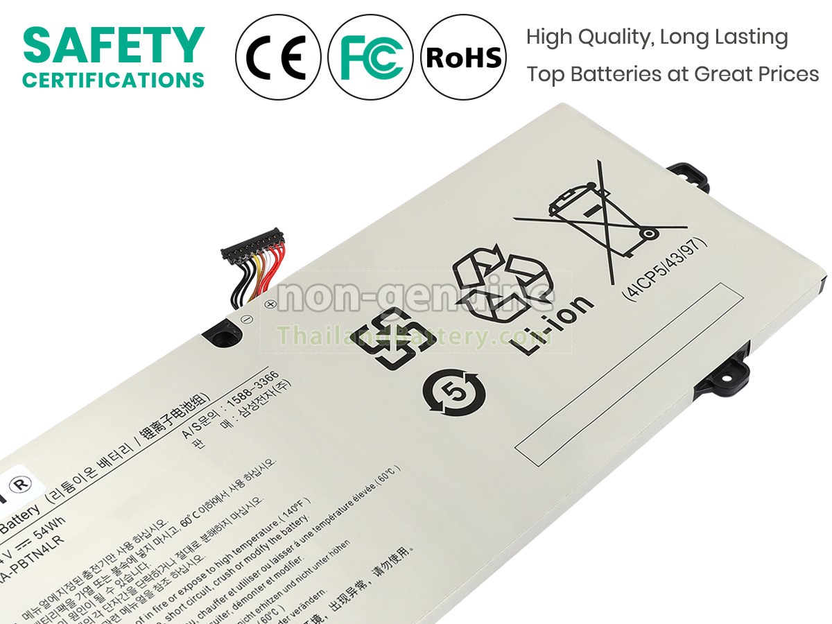 แบตเตอรี่สำหรับ Samsung NOTEBook 7 SPIN 15.6
